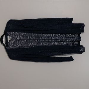 Women's Knitted Cardigan Blue Size Small by Say What